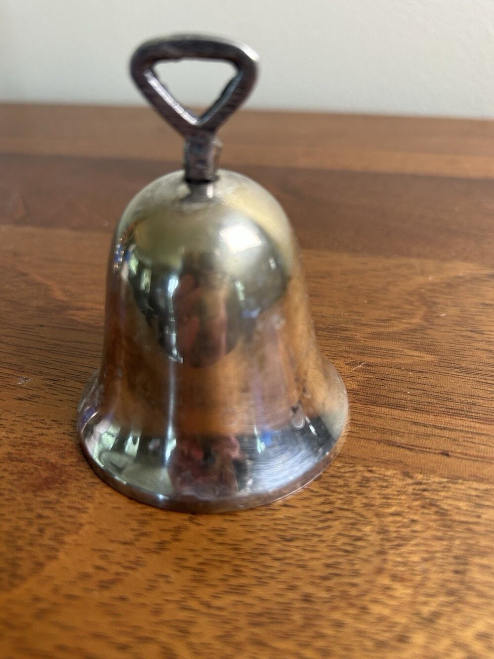 Vtg Silver Plate Bell with Engraving "Silver Belle"